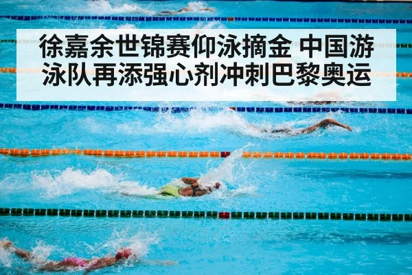 徐嘉余世锦赛仰泳摘金 中国游泳队再添强心剂冲刺巴黎奥运